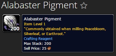 Alabaster Pigment - 2 needed per ink