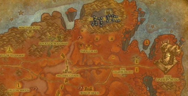 Incandescent Fel Spark in Hellfire Peninsula for Motes of Fire