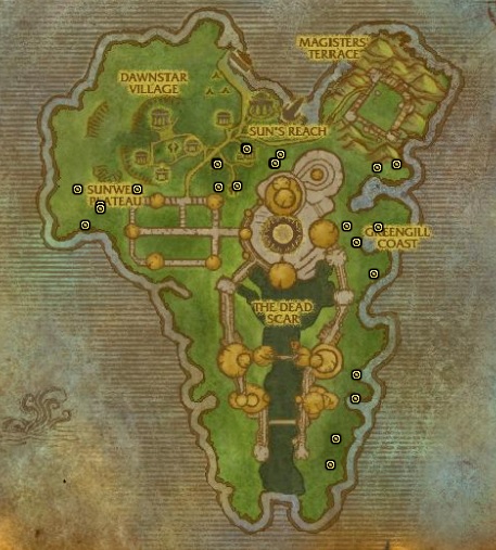 Isle of Quel'Danas for Mana Thistle