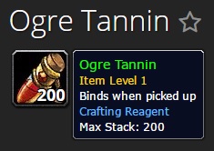 Ogre Tannin for Ogre Suit